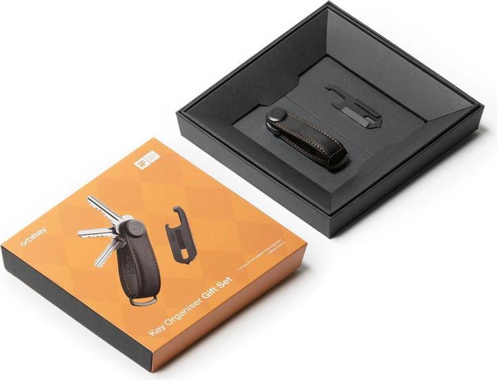 Immagine prodotto Orbitkey ​ - Gift Set - Crazy Horse Key Organiser Multitool V2 - Black