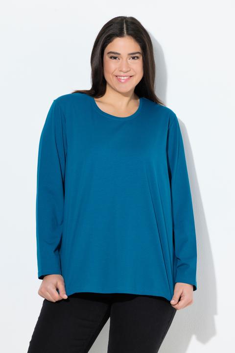 Image du produit Ulla Popken T-shirt décontracté à col rond et manches longues (46, 48)