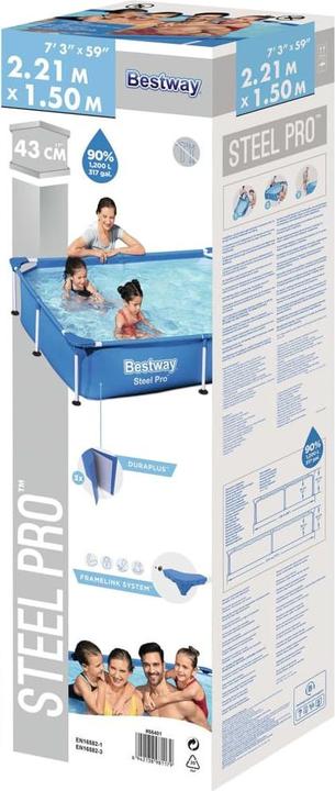 Produktbild Bestway Steel Pro (221 x 150 x 43 cm)