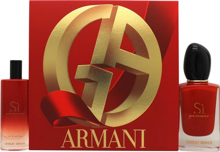 Actual product image Giorgio Armani Sì Passione Set Eau de Parfum 50ml + Eau de Parfum 15ml (Perfume set)