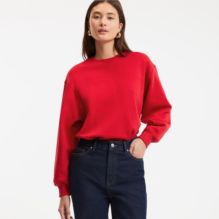 Actual product image La Redoute Collections Oversize-Sweatshirt mit rundem Ausschnitt (XL)