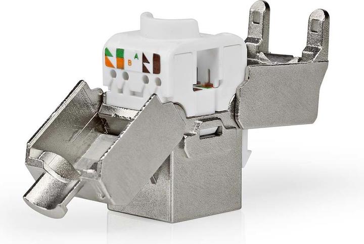 Actual product image Nedis Keystone | CAT7 | RJ45 socket | S/FTP | Metal | Box (Keystone module)