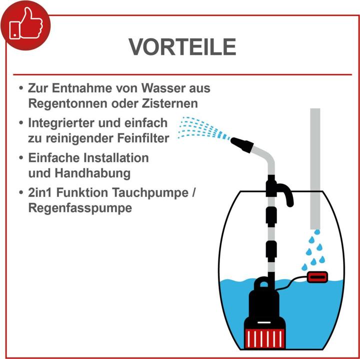 Produktbild Scheppach Regenfasspumpe RBP350 (Regenfasspumpe)