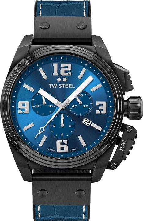 Produktbild TW-Steel TW1016 Canteen Chronograph Limited Edition Herrenuhr 46mm 10ATM (Chronograph)