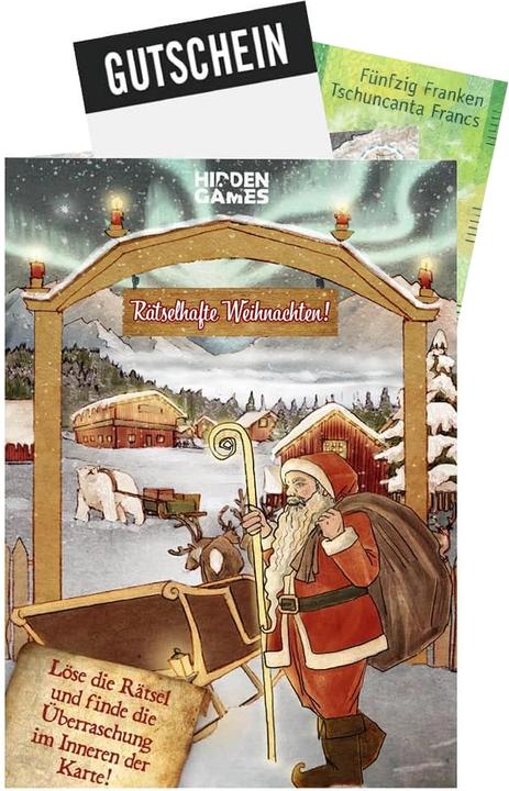 Actual product image Hidden Games Mysterious Christmas - Puzzle card (German, 1 Players)