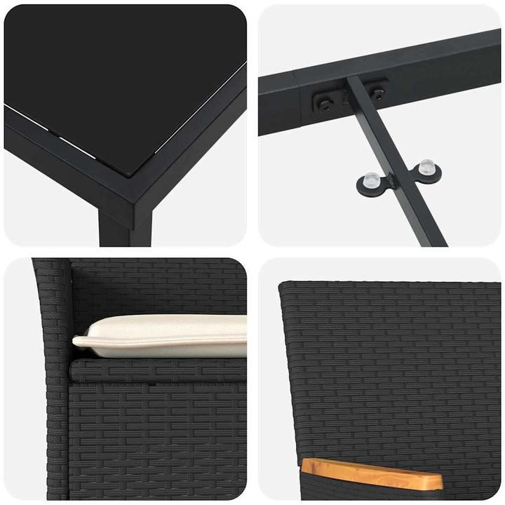 Actual product image vidaXL Garden dining set (80 cm)