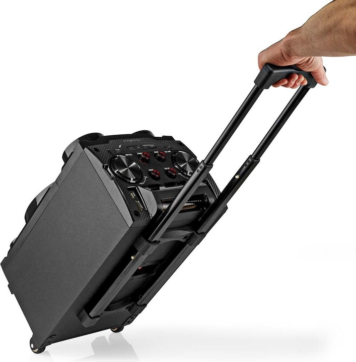 Produktbild Nedis Bluetooth®-Party-Lautsprecher | max. Batteriespielzeit: 6.5 Std | 120 W | Tragegriff | Partyli (6.50 h, Batteriebetrieb)