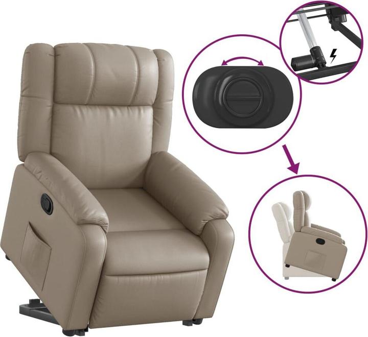 Produktbild vidaXL Relaxsessel mit Aufstehhilfe Kunstleder