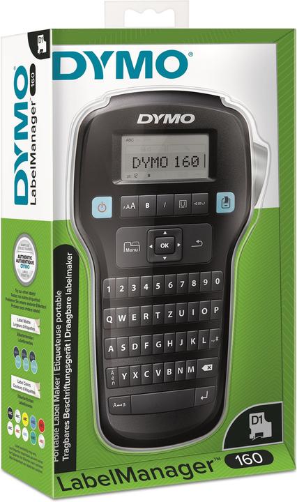 Immagine prodotto Dymo LabelManager 160 6/9/12 mm D1-Bänder QWY UK/HK/ANZ