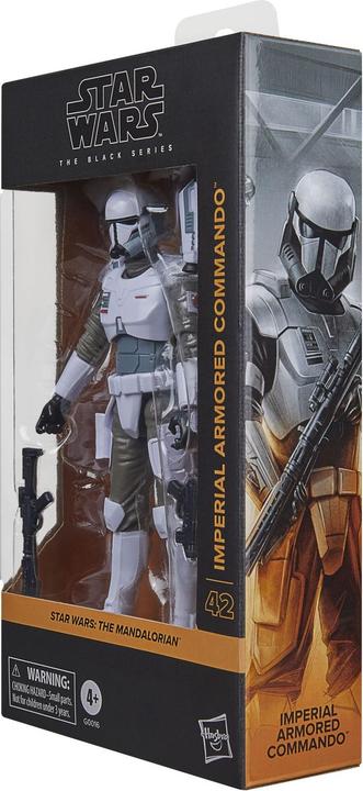 Actual product image Hasbro Star Wars: The Mandalorian Black Series Imperial Armoured Commando