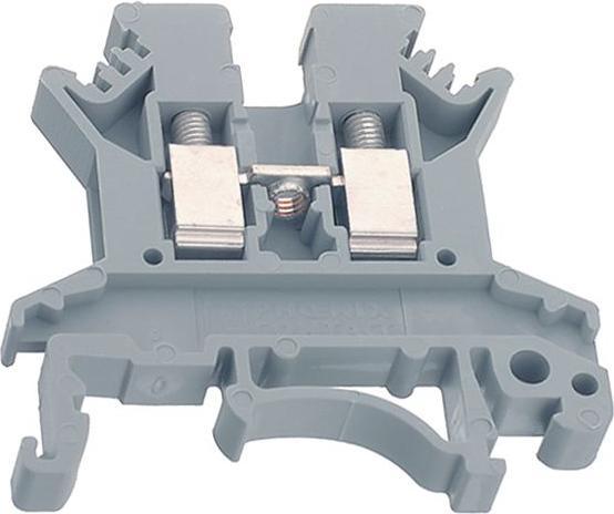 Actual product image Phoenix Contact Grey DIN rail contact terminal,2.5sq.mm