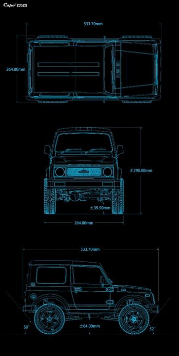 Actual product image Capo Racing Capo Sixer1 Samurai (Kit)