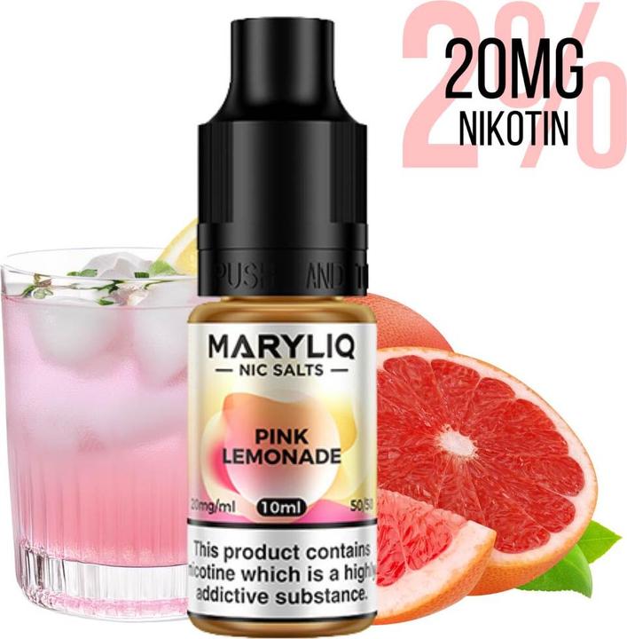Image du produit Lost Mary Maryliq, Pink Lemonade 20mg (Citron)