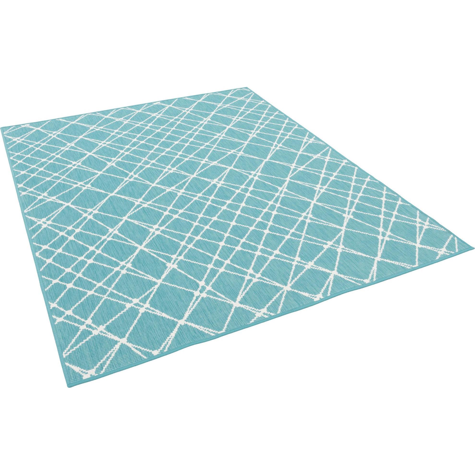 Pergamon, Teppich, In- und Outdoor Teppich Beidseitig Cape Cod Streifen (80 x 140 cm)