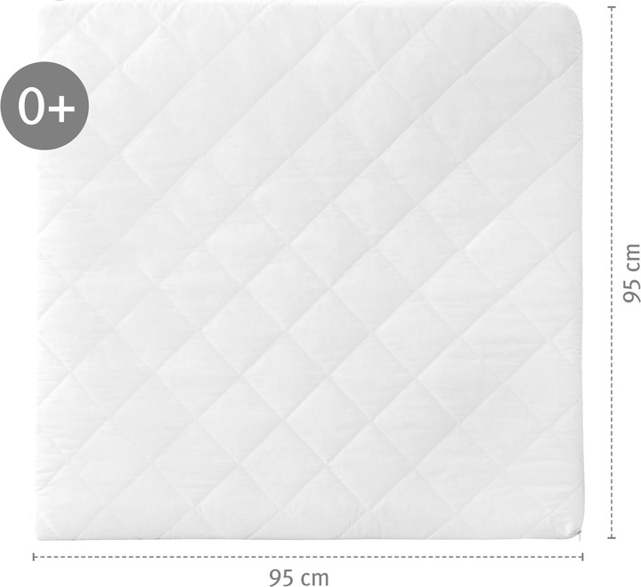 Actual product image Roba Playpen mattress (100 cm, 100 cm)