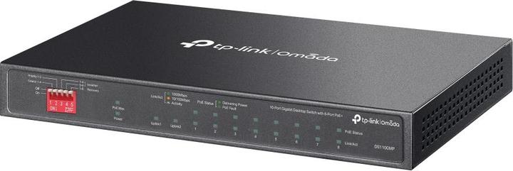 Immagine prodotto TP-Link Switch Desktop Omada 10 Porte Gigabit Con 8 Porte Poe: 8x (10 porte)