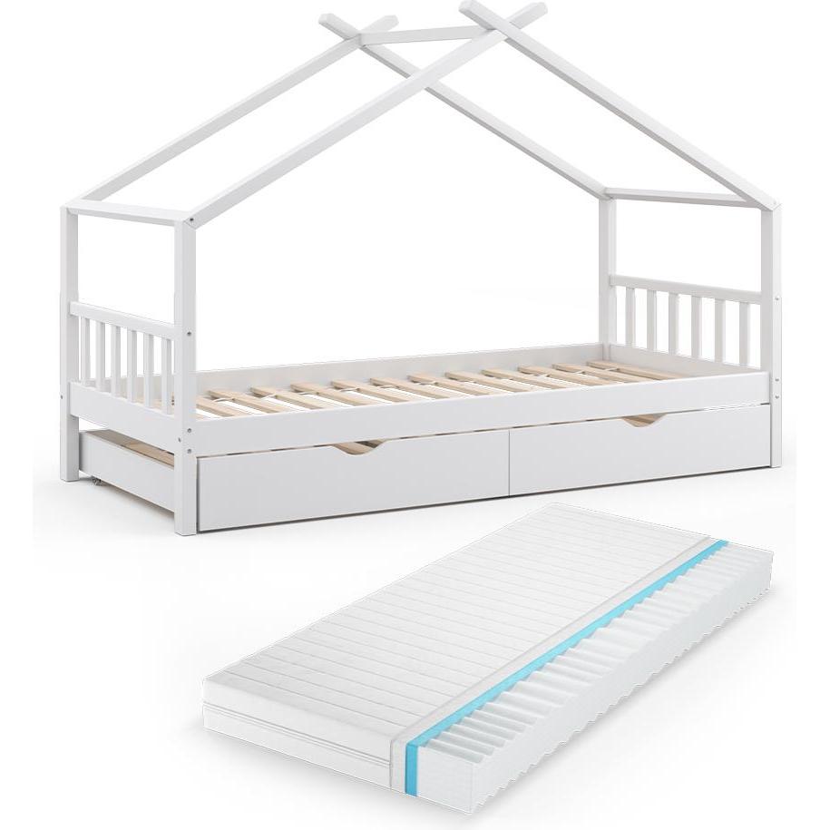 Thumbnail - VitaliSpa, Kinderbett, Hausbett Design (90 x 200 cm)