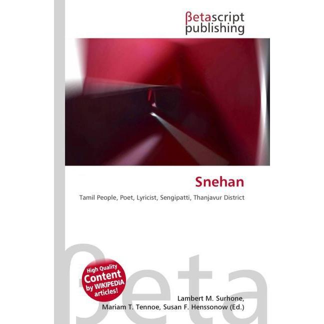 Thumbnail - Snehan, Fachbücher von Lambert M. Surhone, Miriam T. Timpledon, Susan F. Marseken