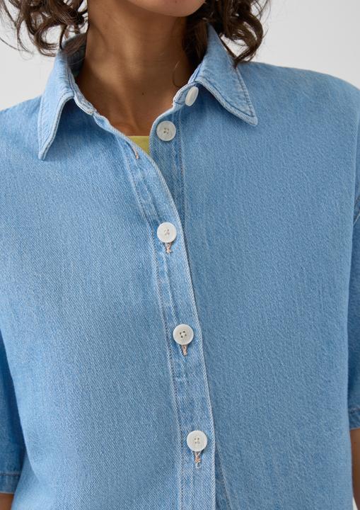 Immagine prodotto s.Oliver Verkürzte Boxy-Bluse aus leichtem Denim (46)