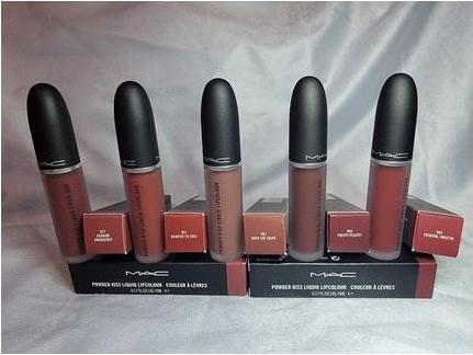 Produktbild MAC Cosmetics Powder Kiss Liquid Lipcolour (Burning love)