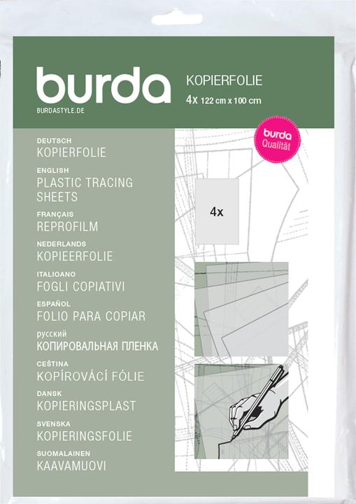 Produktbild Kopierfolie, 4x 122 x 100 cm (4 x)