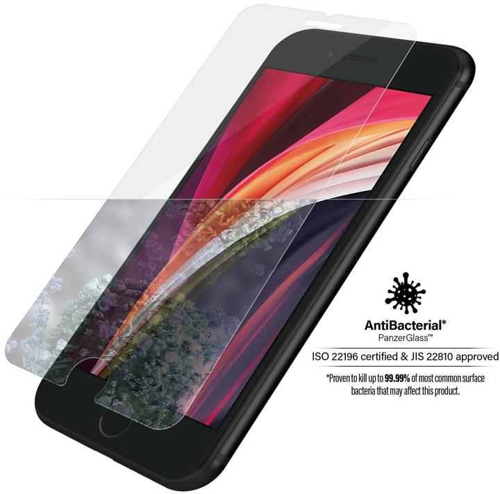 Image du produit PanzerGlass ajustement standard (1 pcs, Apple iPhone 6, Apple iPhone 6s, Apple iPhone 7, Apple iPhone 8, Apple iPhone SE (2ème génération), Apple iPhone SE (3ème génération))