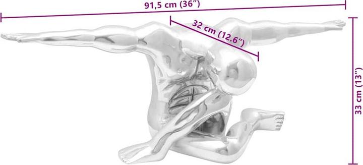 Produktbild vidaXL Aluminium Skulptur