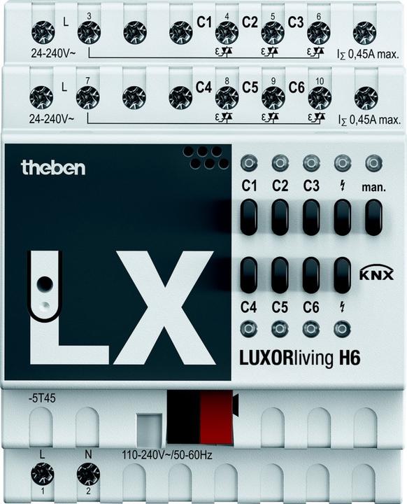 Actual product image Theben LUXORliving H6 (Heating actuator)