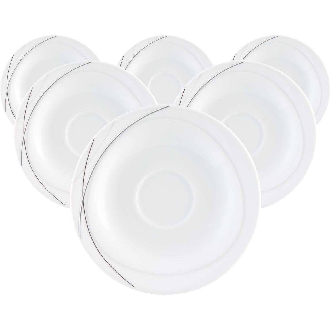 Seltmann, Tasse, Trio Highline Kombi-Untertassen (6 x)