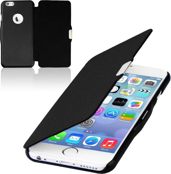 Produktbild König Design Flip Cover Schutzhülle Case Handyhülle Bookstyle für Samsung Galaxy S7 Schwarz (Samsung Galaxy S7)