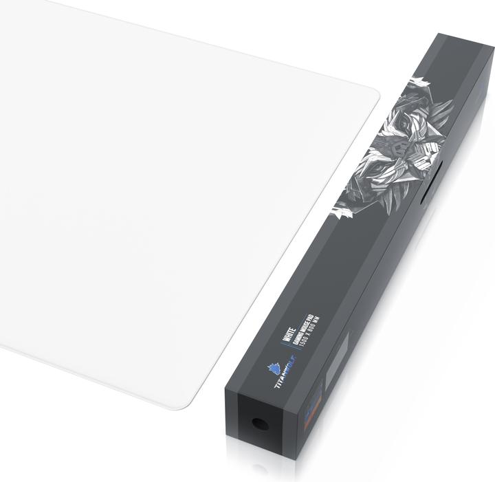 Produktbild Titanwolf Gaming Mauspad, XXXL Speed Gaming Mausmatte, Mousepad Extragrosse Fläche von 1500 x 800mm, weiss (XXL)