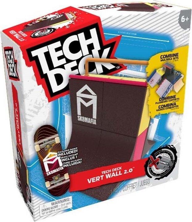 Produktbild Spin Master Tech Deck, Vert Wall 2.0, X-Connect Park Creator, anpassbares und aufbaubares Rampenset mit besonder (10.39")