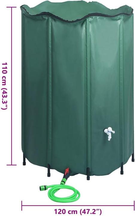 Produktbild vidaXL Wassertonne (1250 l)