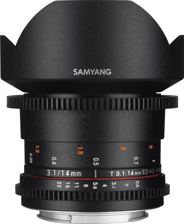 Actual product image Samyang 14mm T3.1 VDSLR II MFT (Micro Four Thirds, full size)