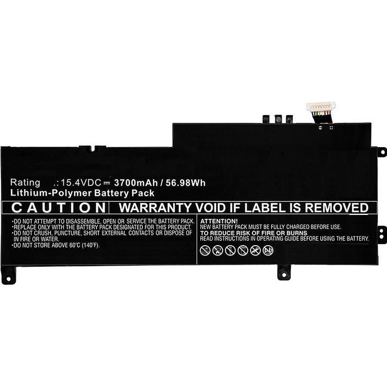 CoreParts Laptop Battery for Asus (3700 mAh), Notebook Akku, Schwarz