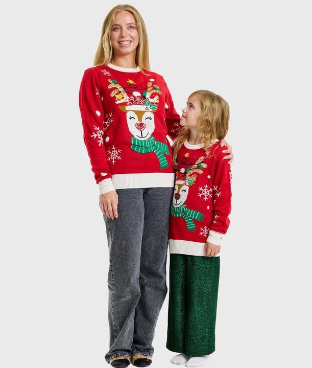Produktbild Christmas Sweats The Sparkling Reindeer LED Sweater (M)