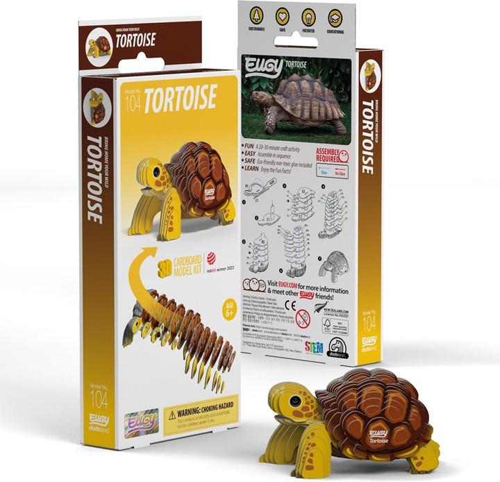Actual product image Eugy 3D craft kit tortoise (MQ6)