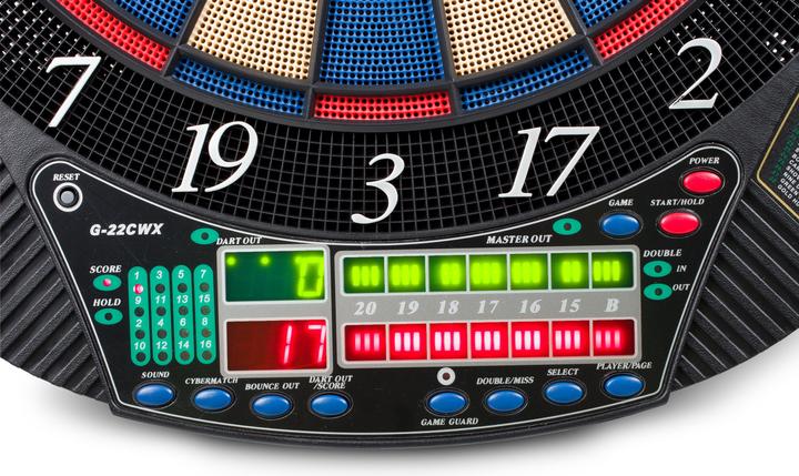 Produktbild Kings Dart Elektronische Dartscheibe mit Cricket