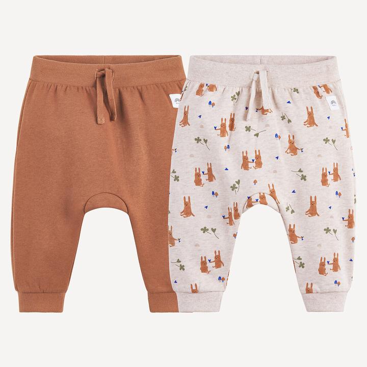 Produktbild La Redoute Collections 2er-Pack Pluderhosen aus Sweatware (62)