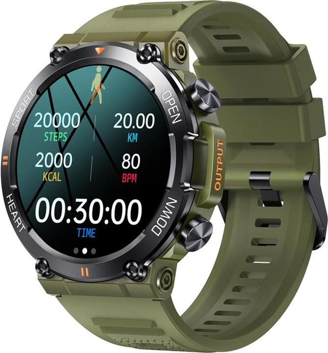 EKO Sport 5.0 Touchscreen Connected Watch with intelligent backlight and anti-theft protection