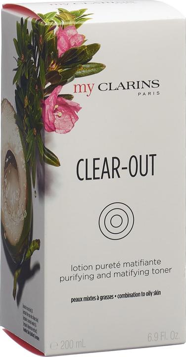 Actual product image Clarins Purifying Matifying Lotion (Facial cleansing wipes, 200 ml)