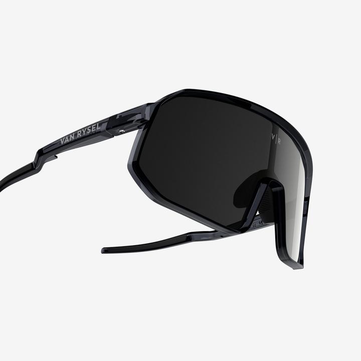 Actual product image Van rysel Fahrradbrille RR 900 Perf Zeissgläser grau/durchscheinend (Grey, Black translucent, Zeiss lenses grey)