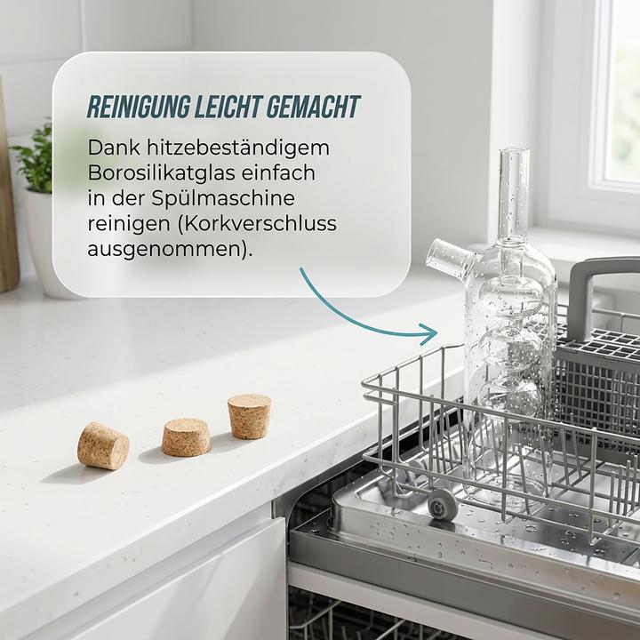 Actual product image Relaxdays 2x oil & vinegar bottles