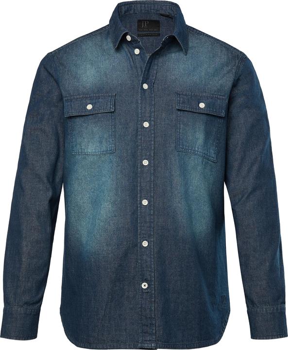 Produktbild JP1880 Jeanshemd, Langarm, Kentkragen, Vintage Look, Modern Fit (3XL)