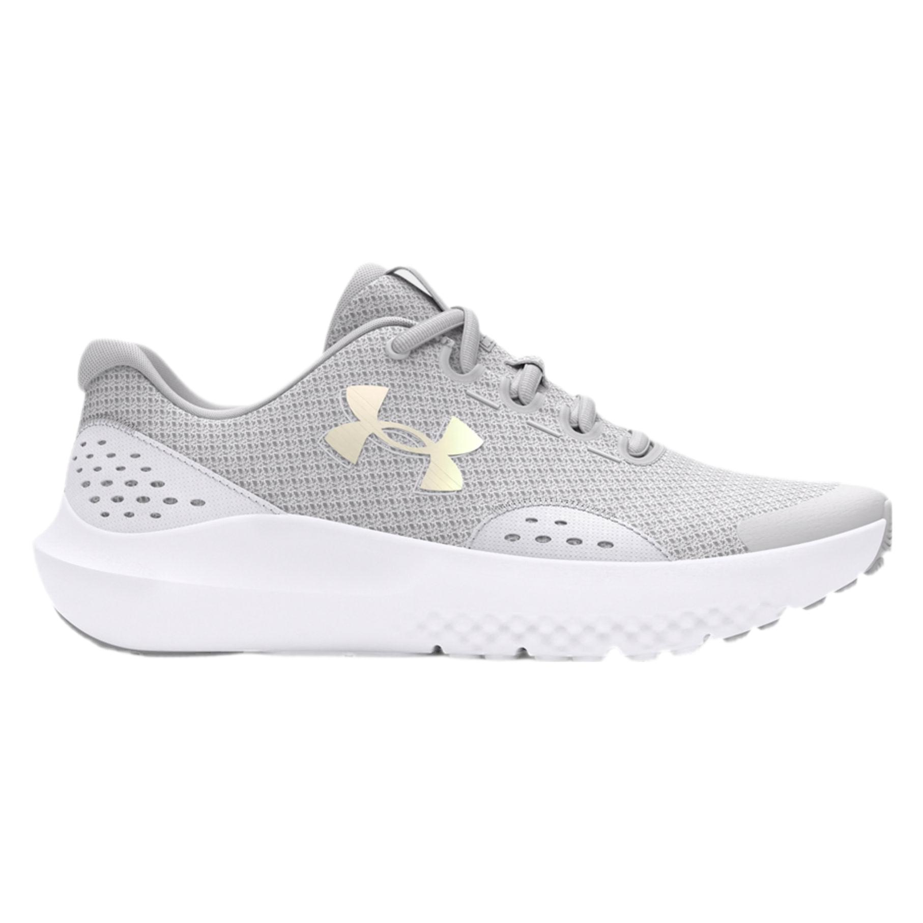 Christina Aguilera, Mädchen, Laufschuhe, Under Armour Surge 4 Halo Gray/White Junior (37.5), Grau, Weiss