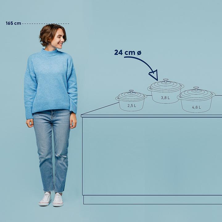 Image du produit Kela Calido (24 cm, Cocotte + faitout, Fonte)