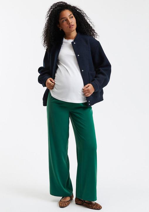 Actual product image La Redoute Collections Wide maternity trousers with a high waistband (40)