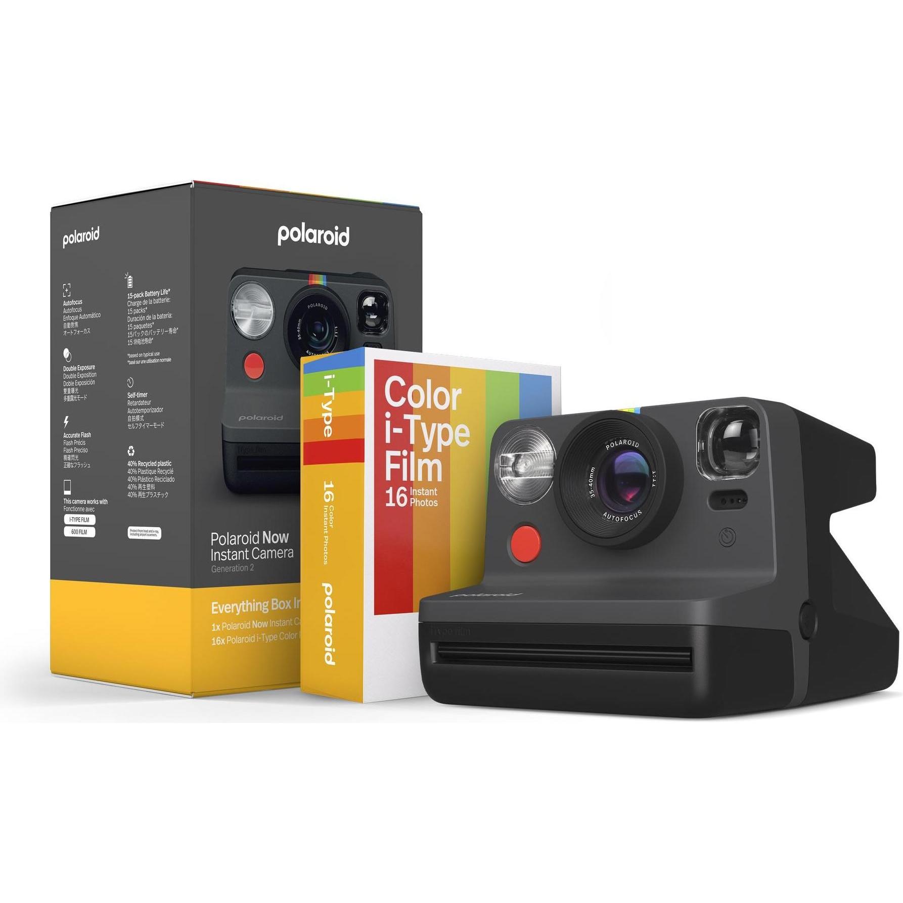 Polaroid Now Gen 2.0 Everything Box, Macchina fotografica istantanea, Nero