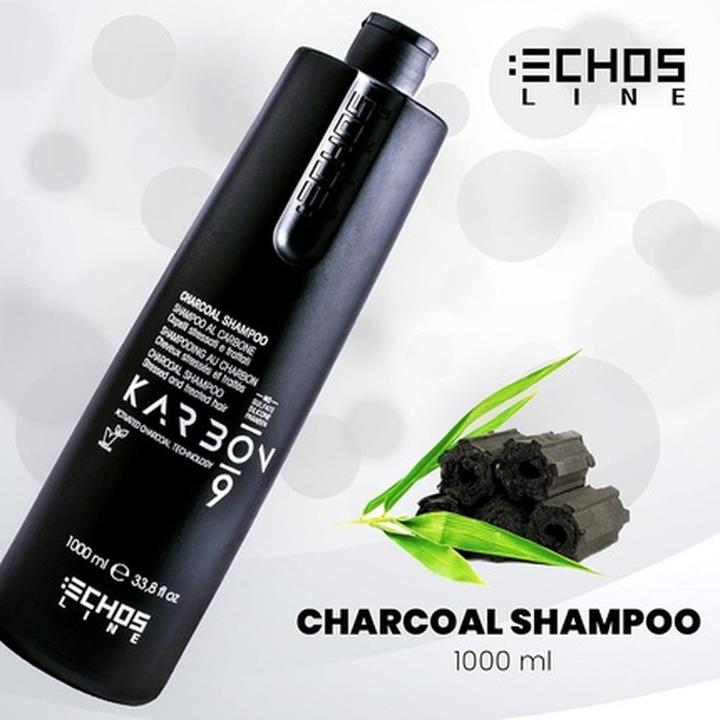 Actual product image Echosline Carbon 9 Shampoo 1L (1000 ml, Liquid shampoo)