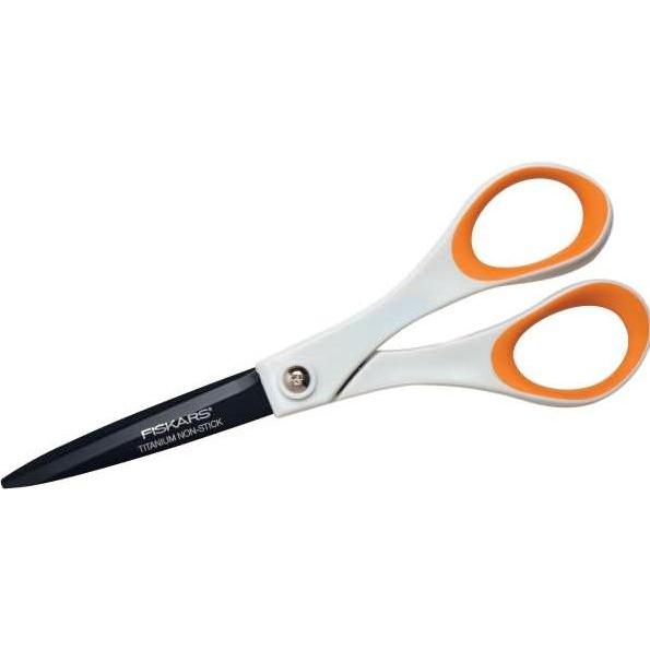 Thumbnail - Fiskars, Schere, Antihaftschere Non Stick™ weiss, orange 18,0 cm (18 cm)